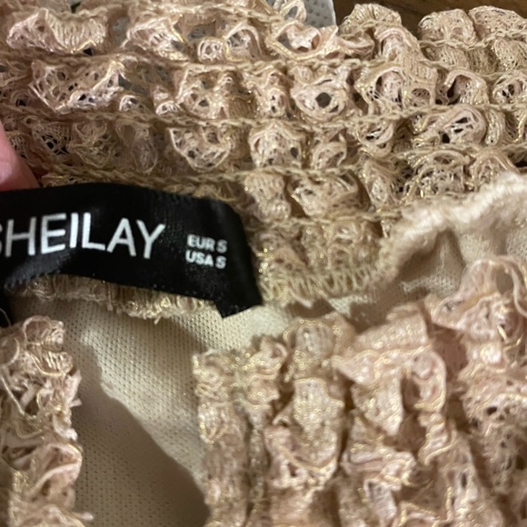 Sheilay Lace V-Neck Long Sleeves Casual Blouse - Picture 4 of 5